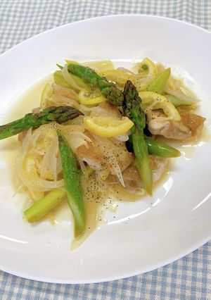 鶏肉とアスパラガスのさっぱり炒め-レシピのメイン写真