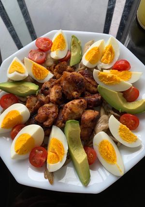 身体が喜ぶ！チキンと色々野菜サラダ！-レシピのメイン写真