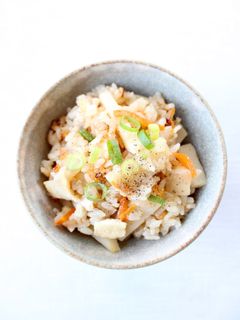 香りいい【筍の白だしご飯】炊き込みご飯-レシピのメイン写真
