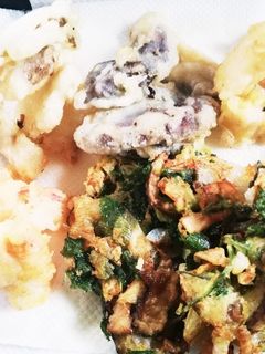 ばあばァのきのこ天&かき揚げ!ゆりさん風-レシピのメイン写真