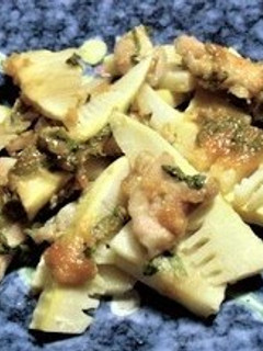 たけのこと鶏肉のみそ焼き-レシピのメイン写真