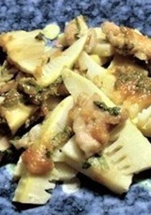 たけのこと鶏肉のみそ焼き-レシピのメイン写真