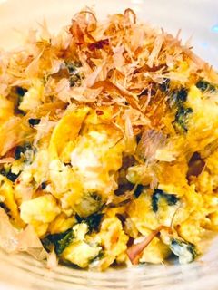 キムチ入りの炒り卵豆腐-レシピのメイン写真