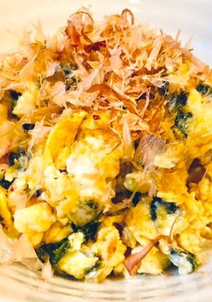キムチ入りの炒り卵豆腐-レシピのメイン写真