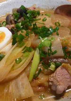 鶏肉とたくさんの野菜の辛いスープ♪-レシピのメイン写真