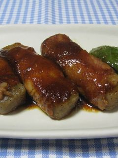 こんにゃくまき巻き焼肉-レシピのメイン写真
