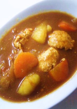 鶏団子で✿デミ✿トマ✿シチュー-レシピのメイン写真