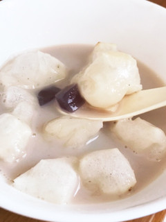 お餅ひとつとようかんで!豆乳しるこ-レシピのメイン写真