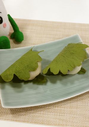 レンチン!かしわもち-レシピのメイン写真