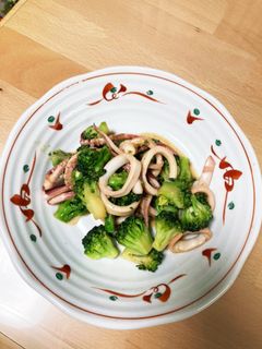 いかとブロッコリーのバター醤油炒め-レシピのメイン写真