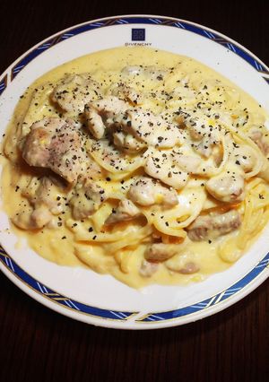 絶品☆若鶏のチーズカルボナーラ-レシピのメイン写真