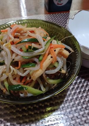 もやしナムル和風油揚げ入り母の味-レシピのメイン写真