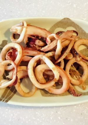 簡単！ボイルイカの生姜焼き！-レシピのメイン写真