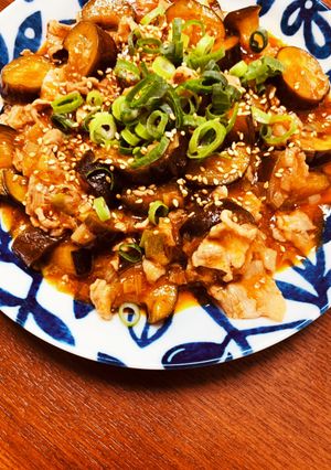 豚こまで麻婆茄子（ミンチでもOK）-レシピのメイン写真