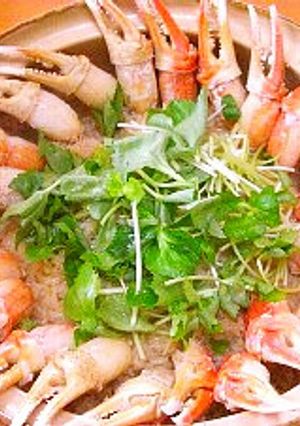 土鍋でカニ飯-レシピのメイン写真