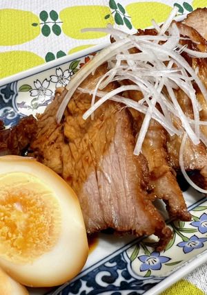 【圧力鍋】昔ながらの手作り焼豚♪-レシピのメイン写真