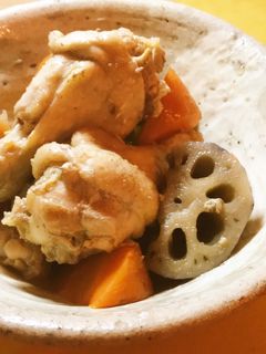 こっくり。手羽元と根菜の煮物-レシピのメイン写真