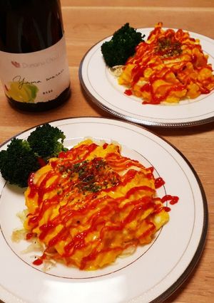ワインに合う♪簡単オムレツサラダ-レシピのメイン写真