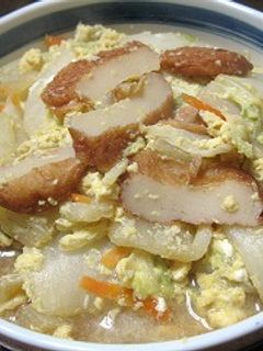 白菜とさつま揚げの卵とじ煮♪-レシピのメイン写真