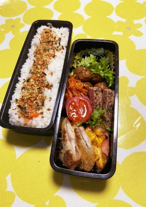 息子の弁当　4/28-レシピのメイン写真