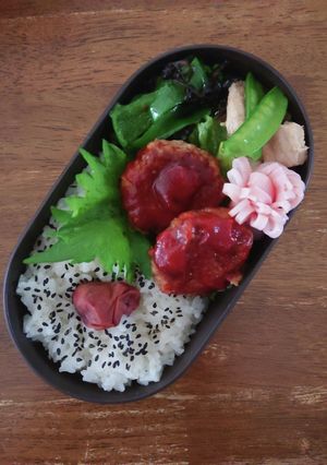 JK☆ハンバーグ弁当★-レシピのメイン写真