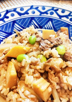 ゴロゴロタケノコビーフライス-レシピのメイン写真