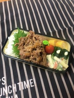 高校生弁当4/28生姜焼き弁当-レシピのメイン写真
