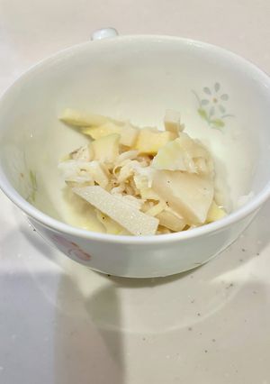 タケノコと貝柱サラダ-レシピのメイン写真
