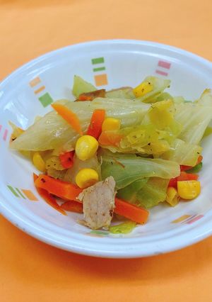 キャベツとベーコンのソテー☆給食メニュー-レシピのメイン写真