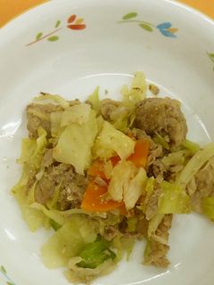 豚肉のごま炒め☆給食メニュー-レシピのメイン写真