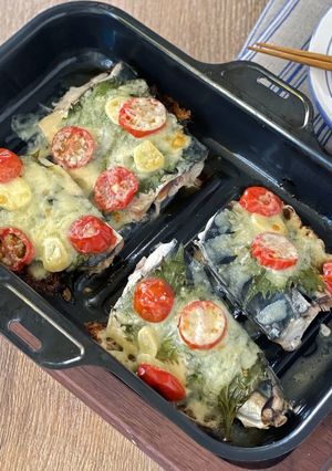 さばの大葉チーズ焼き-レシピのメイン写真