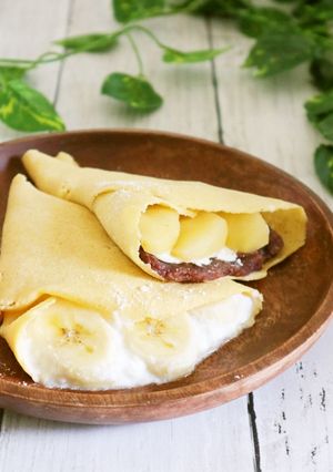 レンジで簡単！低糖質おからクレープ-レシピのメイン写真