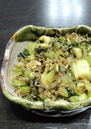 セロリの葉っぱ炒め　～常備菜～-レシピのメイン写真