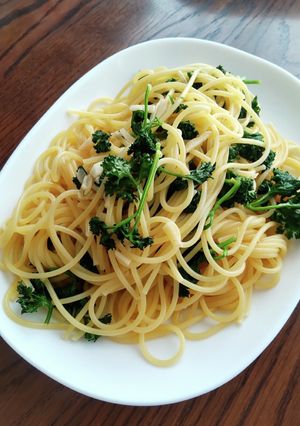 パセリ好きのためのパスタ-レシピのメイン写真