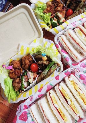 小学校遠足弁当(2022年4月)-レシピのメイン写真