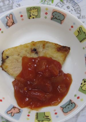 【保育所給食】かじきのトマトソース-レシピのメイン写真