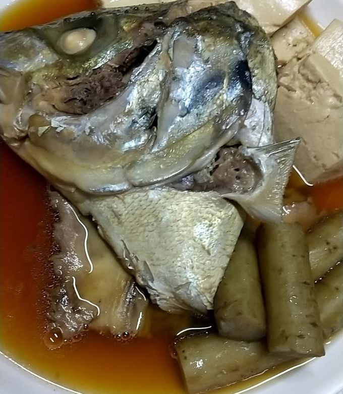 シマアジの旨味しみ込む　アラ炊き-レシピのメイン写真