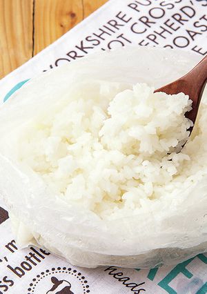 キッチン用ポリ袋で作るご飯-レシピのメイン写真
