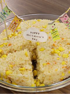 こどもの日☆炊飯器で簡単!コーンピラフ-レシピのメイン写真