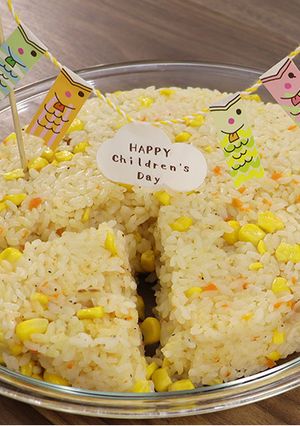 こどもの日☆炊飯器で簡単！コーンピラフ-レシピのメイン写真