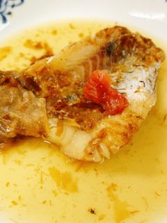 【病院】白身魚梅かつお煮【朝食】-レシピのメイン写真