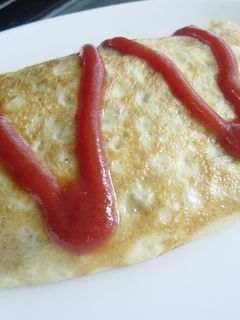 ✿ひき肉と玉ねぎのオムレツ✿-レシピのメイン写真