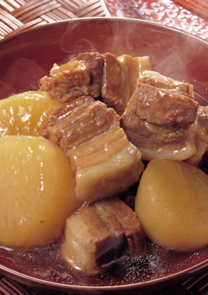 ～煮物だしで簡単♪大根と豚の角煮-レシピのメイン写真