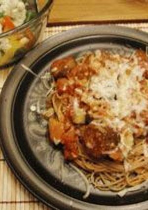 野菜たっぷり　なすとズッキーニのパスタ-レシピのメイン写真