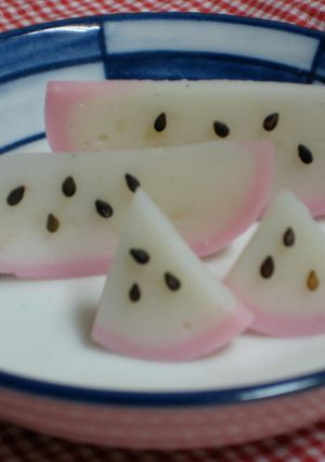 かまぼこでスイカ♪お弁当にも!-レシピのメイン写真