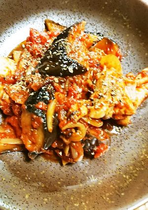 鶏肉のトマト煮込み-レシピのメイン写真