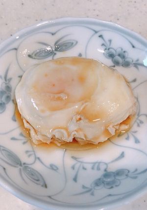 レンジで簡単1分半！温泉たまご風、味玉！-レシピのメイン写真