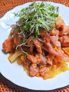 豚バラ肉のピリ辛味噌漬け焼き-レシピのメイン写真
