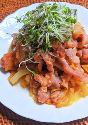 豚バラ肉のピリ辛味噌漬け焼き-レシピのメイン写真