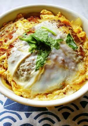 ハムカツ丼♪-レシピのメイン写真